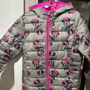 Disney Pink Puffer Jacket for Kids